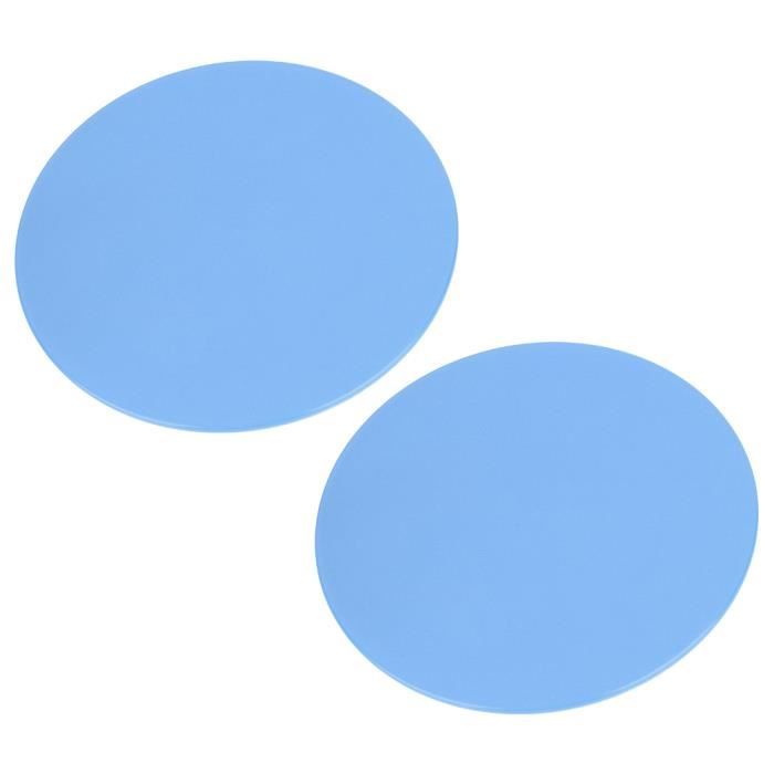 Lot de 2 disques glissants pour fitness, salle de sport, maison
