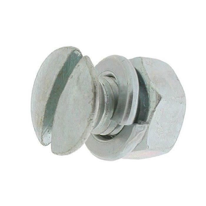 Vis de Lame avec écrou et rondelle adaptable pour BRILL et GARDENA - L: 16mm, Ø: 8mm