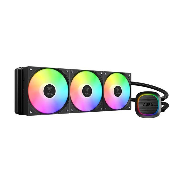 Kit Watercooling AIO GAMDIAS Aura GL V2 RGB 360mm Silencieux Installation facile