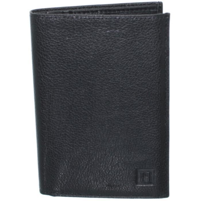Portefeuille Hexagona en cuir ref xga35977 noir Noir Cdiscount