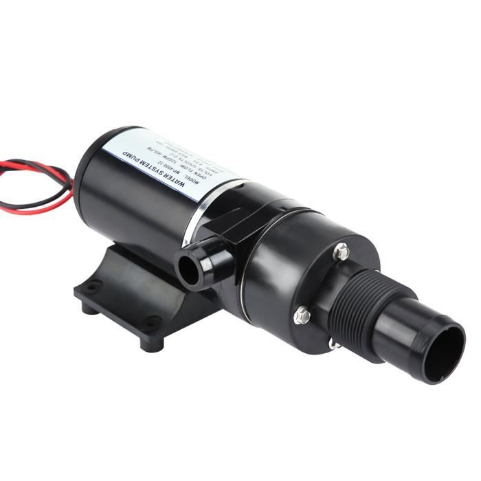 Pompe Macérateur 12V Auto-amorçante - Débit 12 GPM (45 LPM) - Pour Eaux Usées Bateau, Camping-car