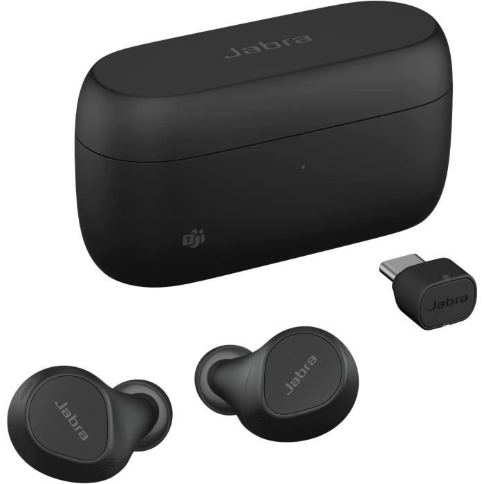 Écouteurs Bluetooth JABRA Evolve2 Buds Réduction de bruit active Autonomie jusqu'à 33h IP57 étanche - vue 2