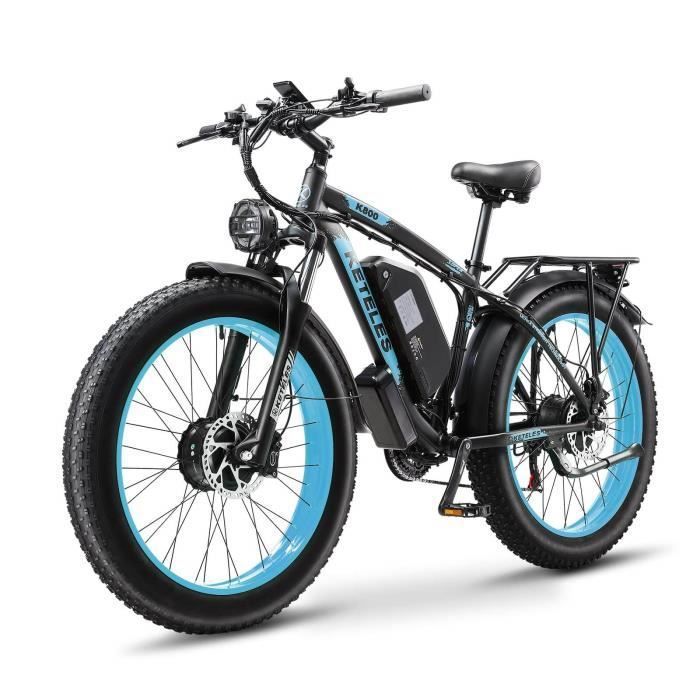 KETELES K800 2000W vélo électrique à double moteur batterie 23AH électrique 26 \