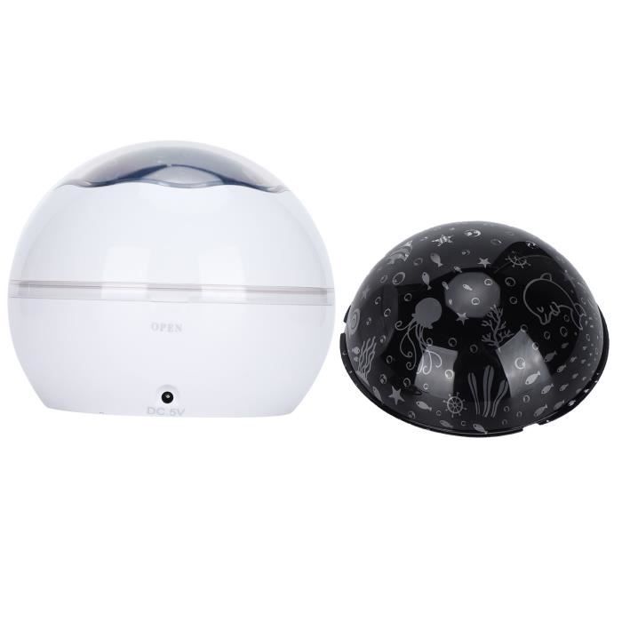 Machine à Bruit Blanc HOMGEN 2en1 - Veilleuse LED Et 24 Sons Relaxants Pour Bébés - Portable Avec Minuterie