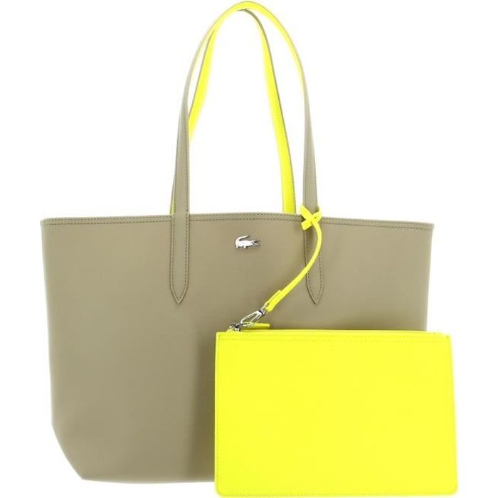 LACOSTE Anna Shopping Bag Brindille Jaune Elec 215449 sac