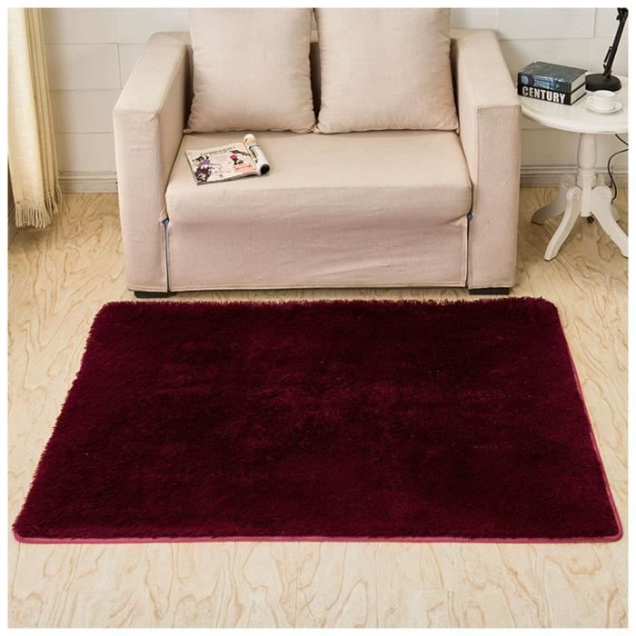 Tapis Moelleux Tinyboy-hbq 200x200cm - Poils Longs Extra Doux - Noir Gris - Antidérapant