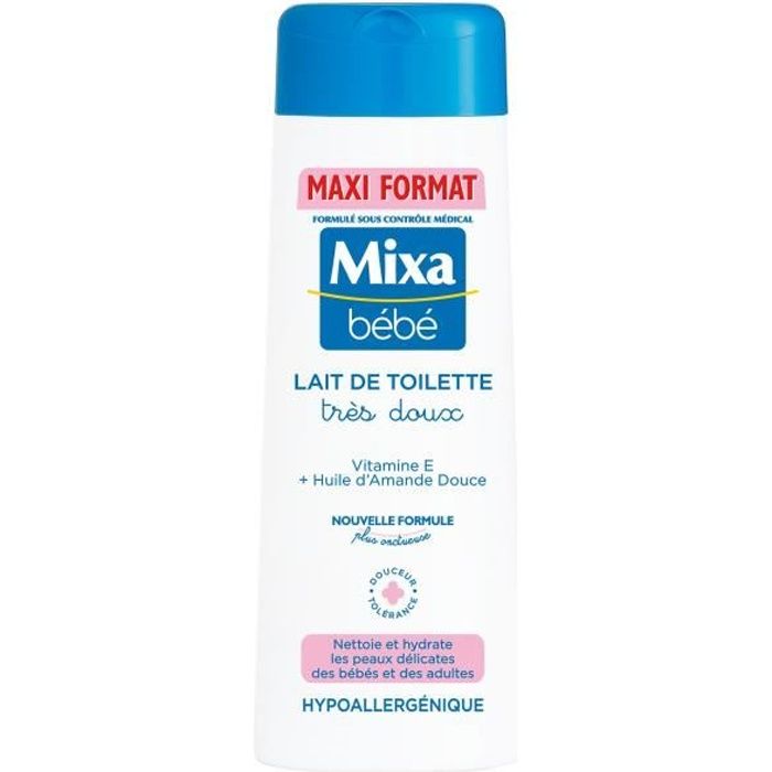 Mixa Bebe Lait De Toilette Tres Doux 300 0 Ml Cdiscount Puericulture Eveil Bebe