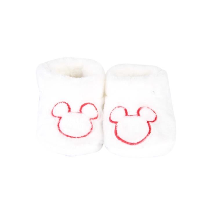 Chaussons Mickey Bebe Garcon Blanc Blanc Cdiscount Chaussons Mickey Bebe Garcon Blanc Blanc Cdiscount