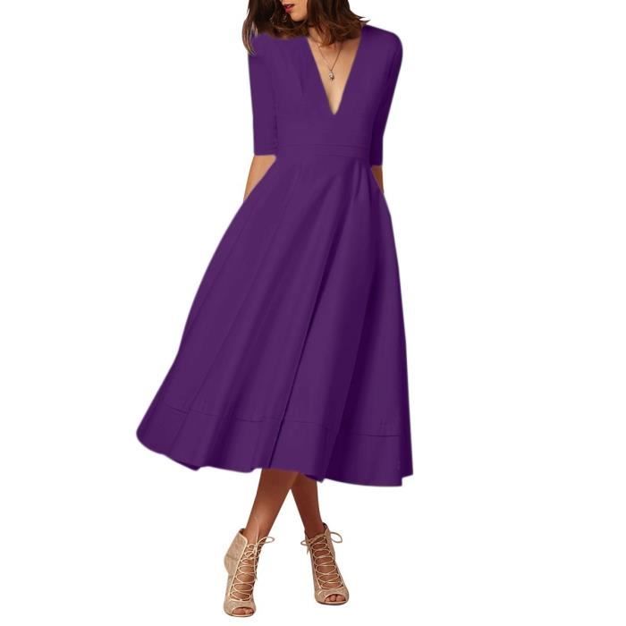 robe cocktail taille 46