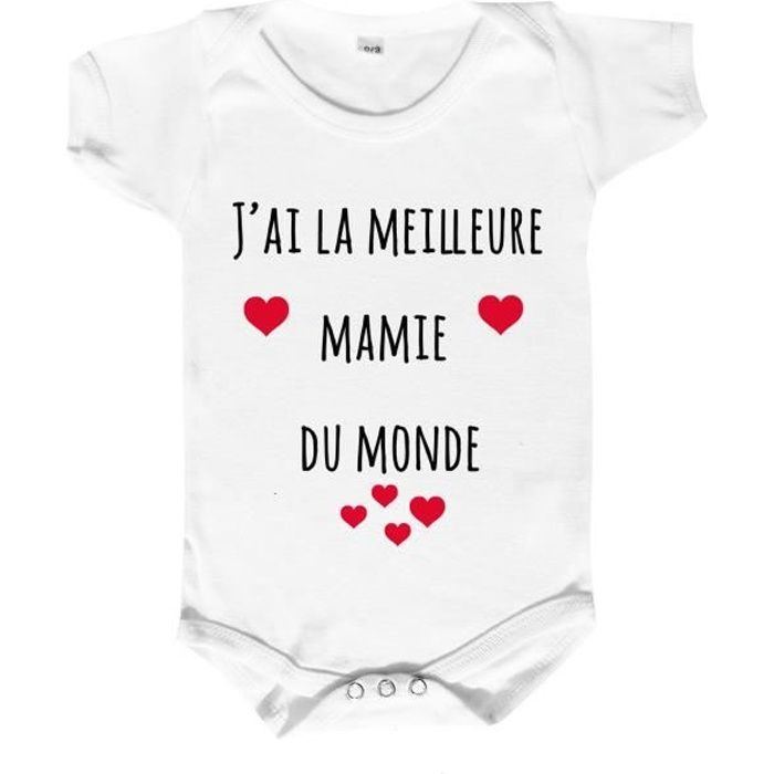 Body Bebe J Ai La Meilleure Mamie Du Monde Body Unique Et Original Fetes Des Mamies Body Bebe En Coton Blanc Cdiscount Pret A Porter Body Bebe J Ai La Meilleure Mamie Du Monde Body Unique Et Original Fetes Des Mamies Body Bebe En Coton Blanc Cdiscount Pret A Porter