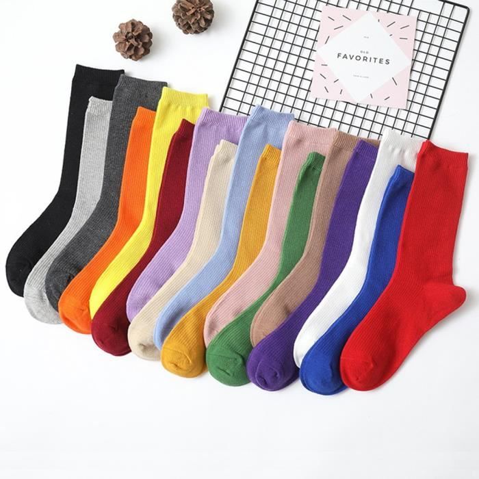 Chaussette de couleur outlet