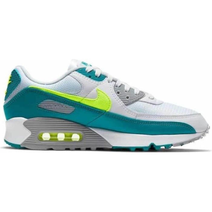 Baskets Nike Air Max III / 90 Spruce Lime Blanc / citron vert brulant -  Cdiscount Chaussures