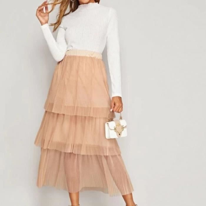 jupe tulle midi