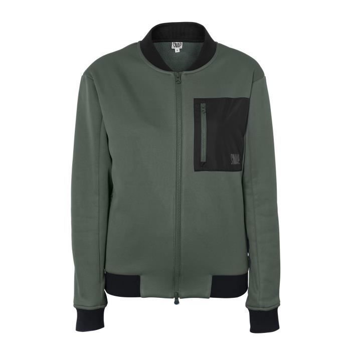 Veste Polaire Snap Climbing - Dark Khaki - L - Homme - Escalade - Manches longues - Non Respirant