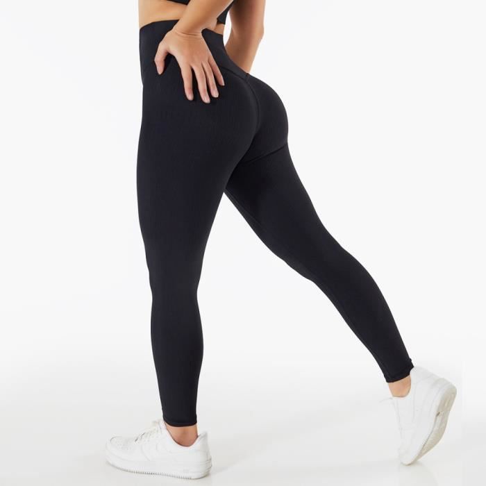 legging de yoga pour femmes - noir - respirant - taille haute - course à pied - yoga