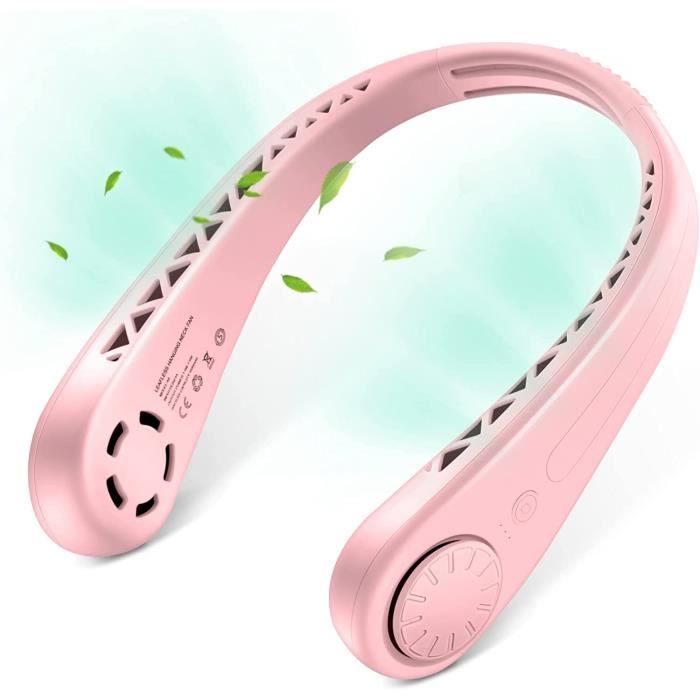 SINGLAND Ventilateur de Cou Portable, ini Ventilateur Cou Silencieux
