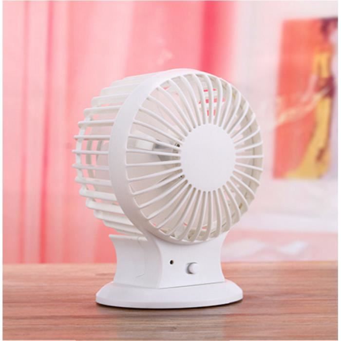Charge mini ventilateur / ventilateur USB-Blanc - Olali
