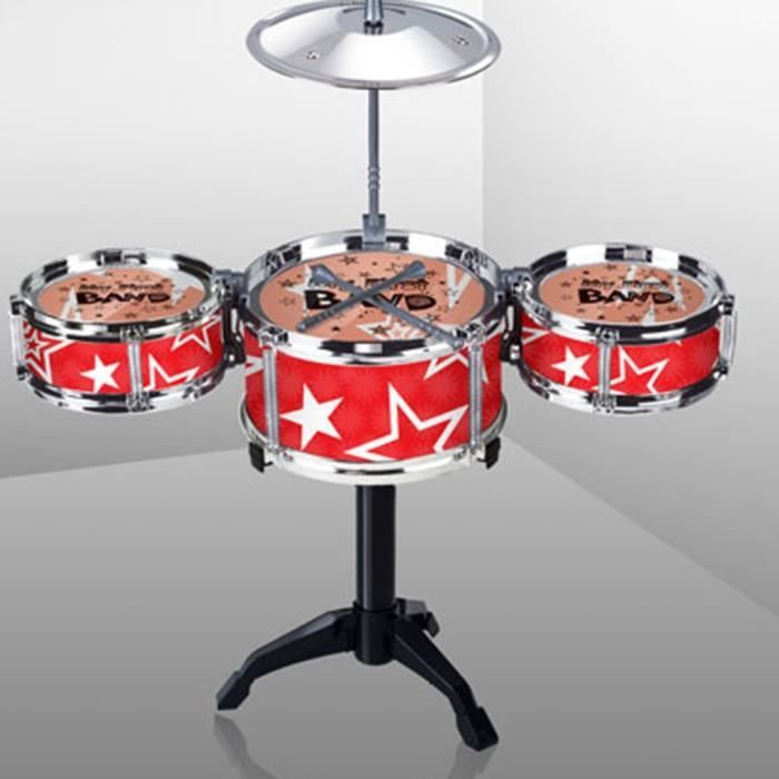 Batterie De Simulation Jouet A Percussion Couleur Aleatoire Pour Enfant De 4 Ans Et Plus Cadeau D Anniversaire Cdiscount Instruments De Musique