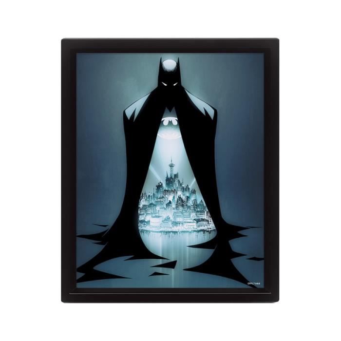 Cadre Batman Gotham City Effet Animé 3D Unique
