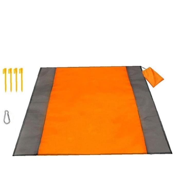 Couverture De Pique-nique étanche Avec Poche - Tapis De Plage Et Camping