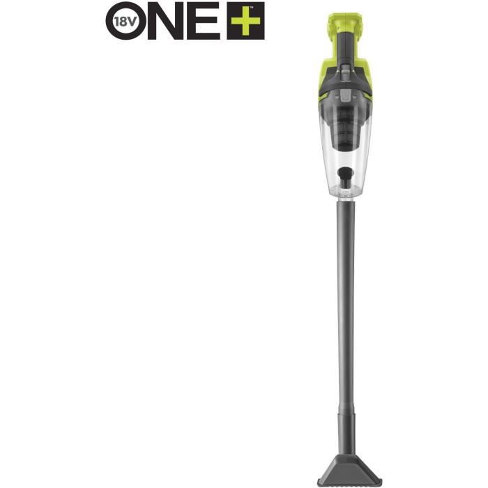Aspirateur à main 18V - RYOBI - RHV18F-0 - 424 kPa - 085 m3/min - Collecteur 600 mL - Sans batterie avec suceur plat & brosse
