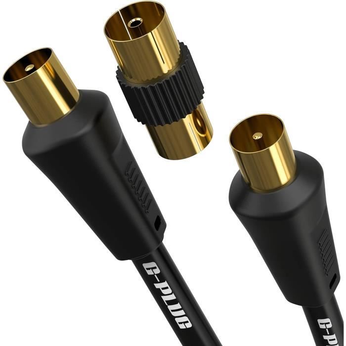 Shiverpeaks BASIC-S Câble Antenne, Filtre Courant Sur Gaine