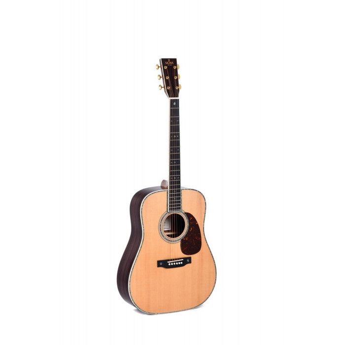Sigma DT42 Guitare acoustique Dreadnought Naturel brillant (+ étui) Cdiscount Instruments