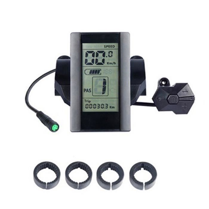 Affichage de VéLo éLectrique 800S éCran LCD pour Bafang BBS01 BBS02 Kit de Conversion EBike PièCe de VéLo éLectrique