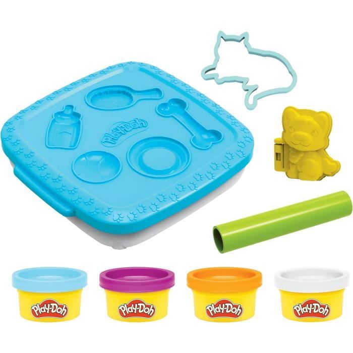 Play-Doh Ma Petite boîte créative à Animaux, Coffret de pâte à Modeler ...