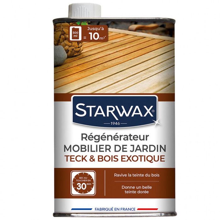 Régénérateur mobilier de jardin - spécial teck, bois exotique - 500 mL