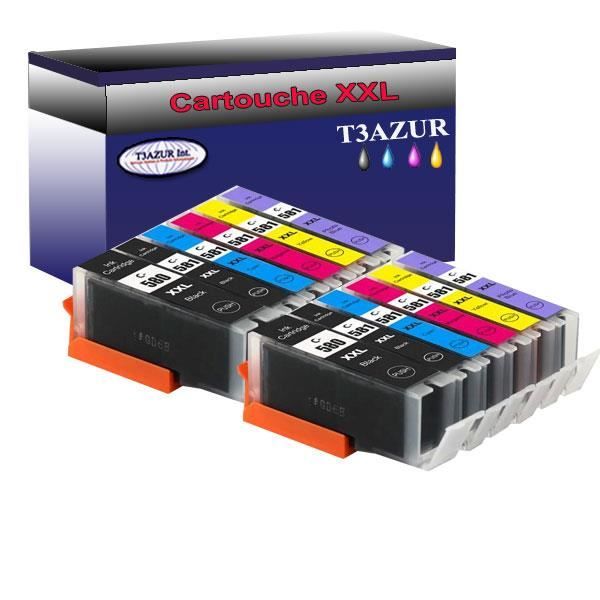 Cartouche d'encre T3AZUR pour Canon TS8150 TS8151 (Pack 6)