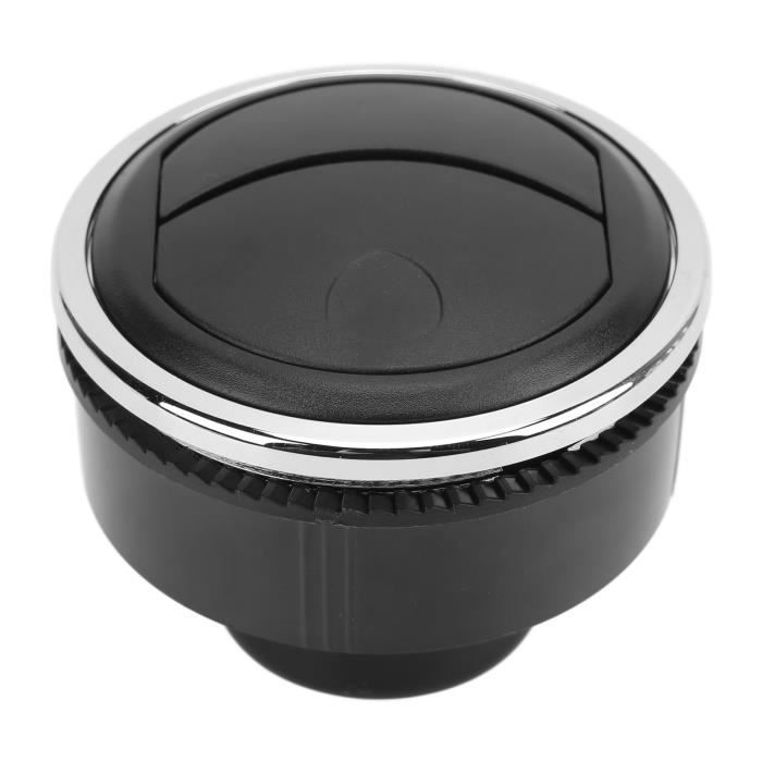 Déflecteur De Sortie D'Air Climatisation Universel Noir - Lot De 4, Ø60mm, Style Bouton Rotatif Pour Voiture, Camping-Car, Bateau Et Bus