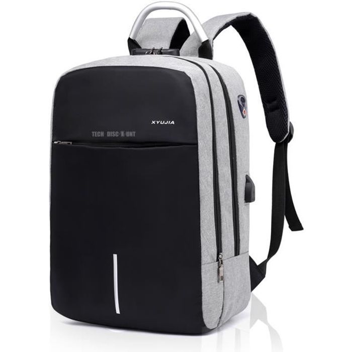 TD® 15.6 Pouces Sacoche PC Portable Sacs a Dos Magnigique Sac à Dos  Ordinateur Grande Capacité Sac à Dos de Voyage et Chargement US