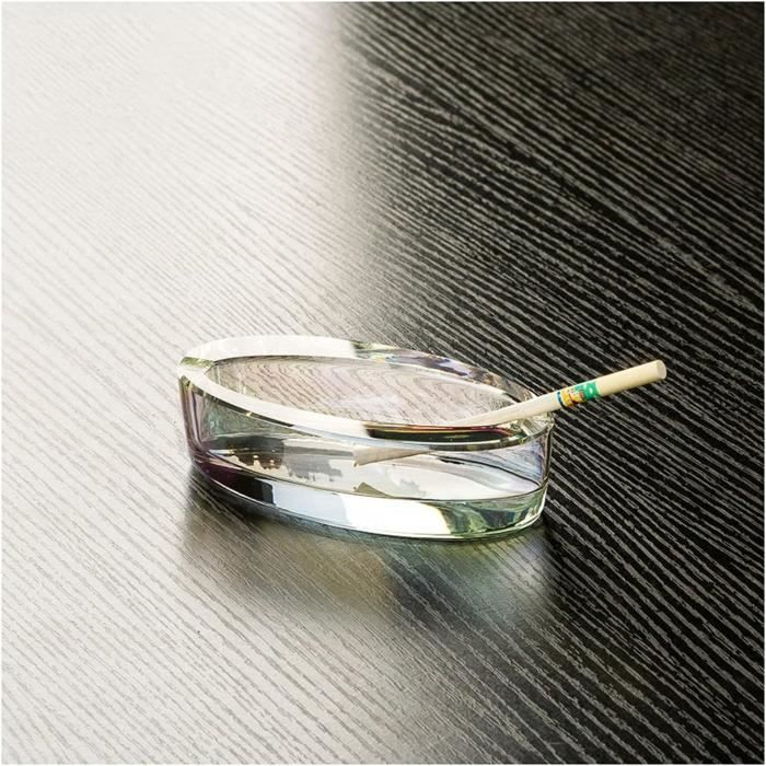 Porte-encens 2 En 1 Avec Collecteur De Cendres En Verre – Base En Bois, Clip Métal – Pour Méditation, Yoga, Décoration Intérieure