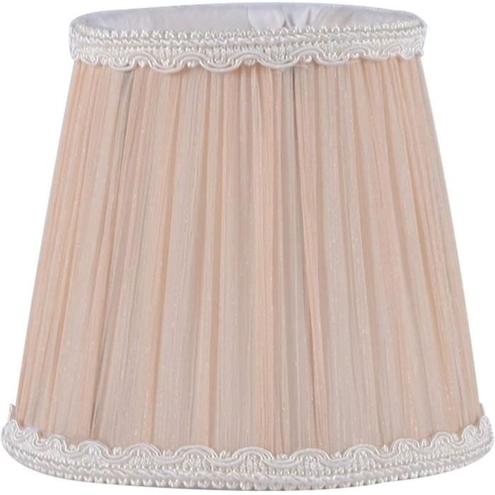 Abat-jour De Lampe à Pompons Vert - Style Rétro Avec Franges Perlées, Pour Lampe De Chevet Ou Table, Tissu Décoratif