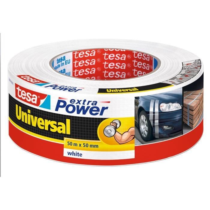 Tesa Extra Power Universal - Ruban Adhésif Toilé Pour