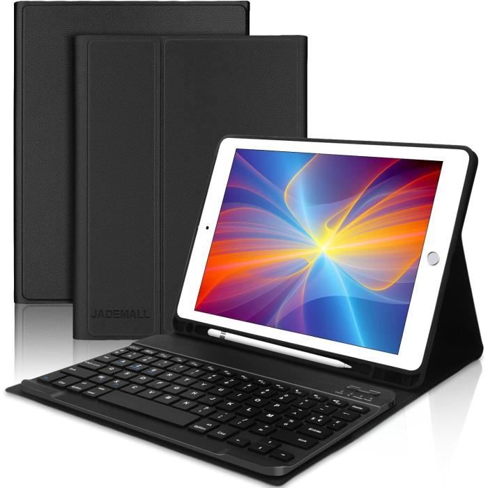 Clavier Coque Pour Ipad 9.7", Ipad 6Eme-5Eme Génération 2018-2017, Ipad