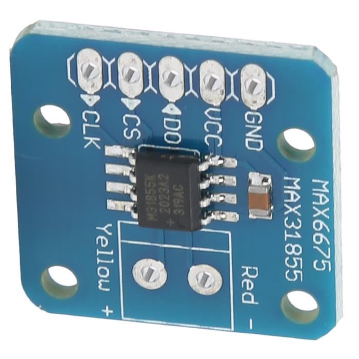 Module Capteur Thermocouple Type K MAX31855 - Port SPI, 3-5V DC, Plage -200°C à +1350°C - Lot De 5 Pièces