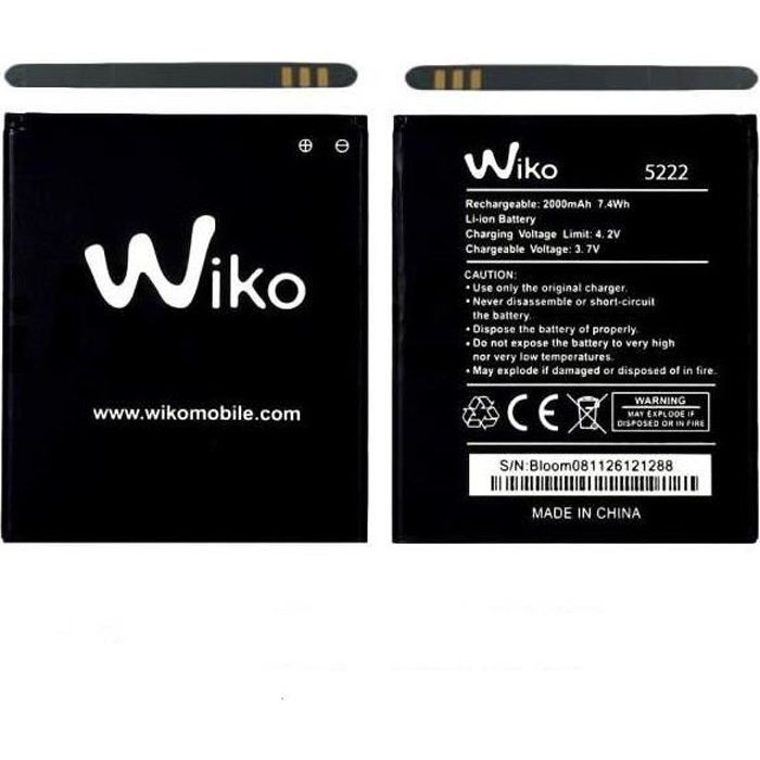 pour Rainbow 4G Batterie Origine Wiko L5503AE WAX etc 