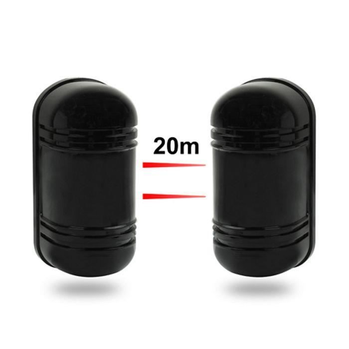 Barriere Infrarouge 2 Faisceau 20 Extérieur 60 Intérieur Anti Vol Effraction YONIS - vue 2