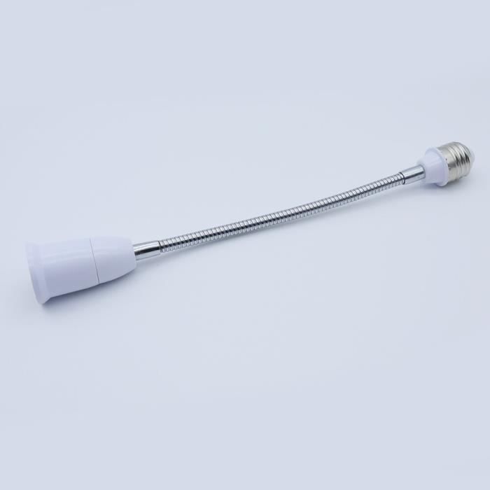 Adaptateur D'extension Rotatif 360° Pour Ampoule E27 - Bras Flexible - Pour éclairage Photo, Garage, Bureau - 10