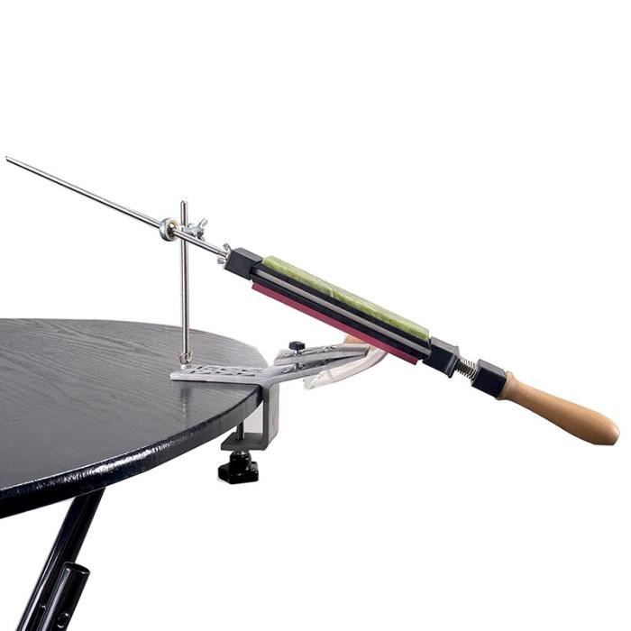 Aiguiseur Couteaux Professionnel – Affûtage Angle Fixe, Rotation 360°, Pour Couteaux Et Ciseaux