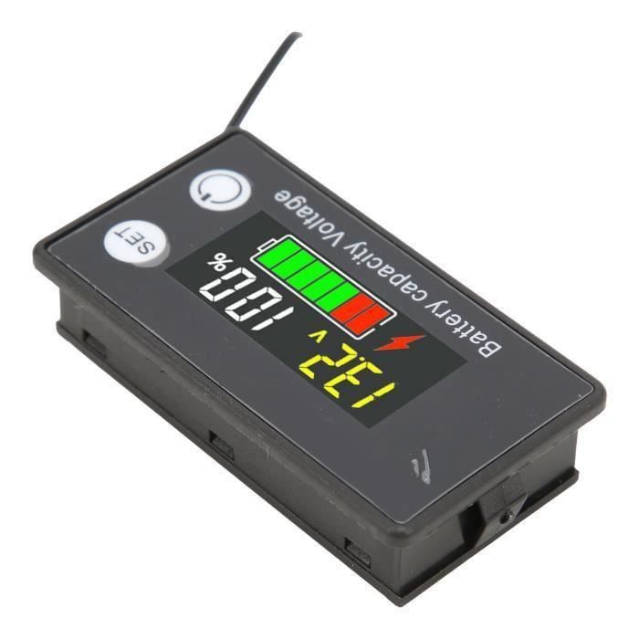 CA05311-Sonew Testeur de tension de capacité de batterie Testeur de capacité  de batterie écran couleur LCD voltmètre cc avec foncti - Cdiscount Bricolage