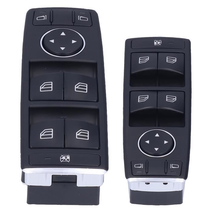 Interrupteur Lève-Vitre Électrique Passager Pour Peugeot 207 – Remplacement 6490.HQ ABS Noir Rapide Et Fiable