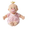 Poupée douce pour bébé - Manhattan Toy - Baby Stella - orteils et nombril brodés - Peach - 38 cm-1