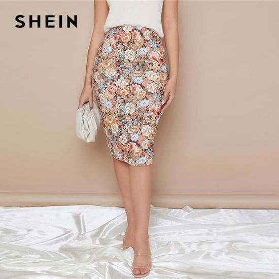 Jupe online crayon shein