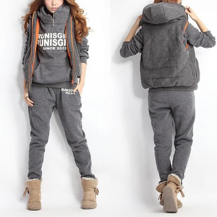 Jogging femme veste longue top
