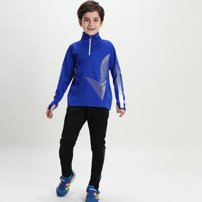 Ensemble Football Vetement Enfant T-shirt et Pantalon Sport