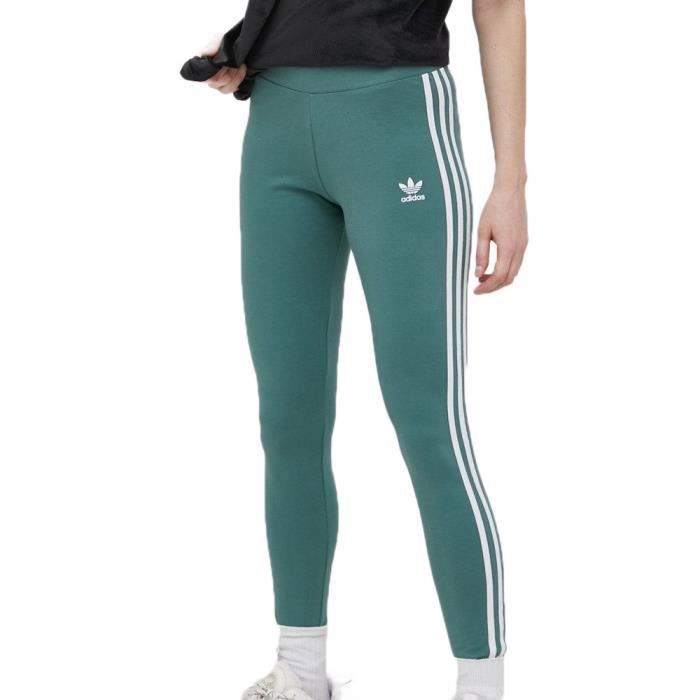 Legging Vert Femme Adidas 3 Stripes Tight Green Cdiscount Pr t