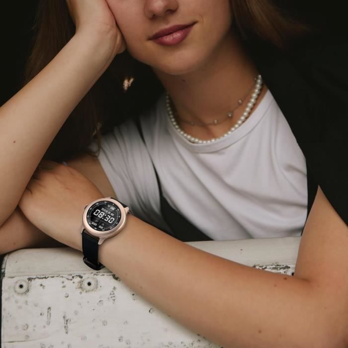 Bracelet Montre Cuir à Dégagement Rapide - Compatible 18mm, 20mm, 22mm - Unisexe Noir, Marron